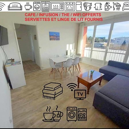 T3 57M2 Avec Balcon Proche Gare Sncf, Wifi Et Cafe Et The Offerts Apartment ออร์เลออง ภายนอก รูปภาพ
